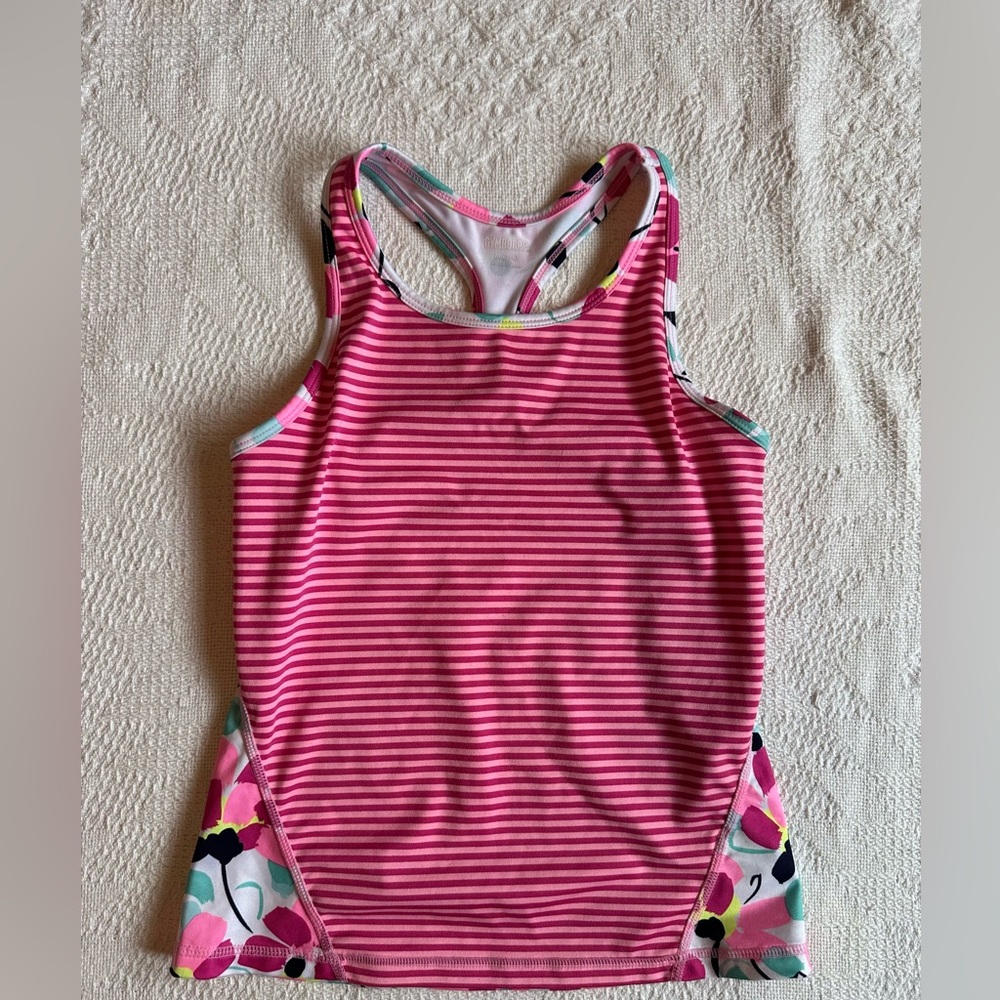 Gymboree Gymgo size 7-8 pink swim or sport top